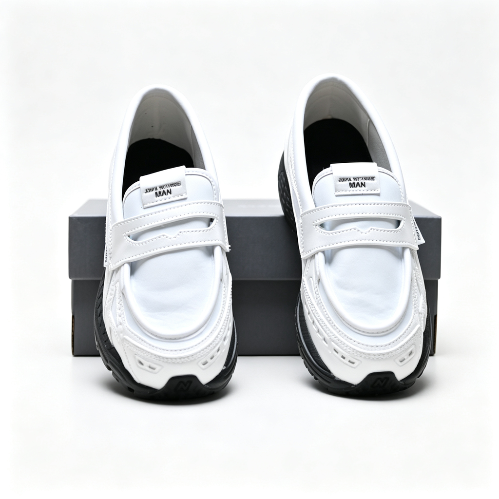 New Balance 1906R Slip-On 'White Black' | Laceless Mule Style + N-ergy Cushioning + Reflective Details, Unisex Lifestyle Sneakers, Easy-On Retro Runner & Y2K Fashion Shoes
