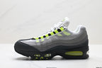 Nike Air Max 95 Neon Sneakers – Black, Grey & Volt Air Cushion Shoes