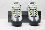 Nike Air Max 95 Neon Sneakers – Black, Grey & Volt Air Cushion Shoes