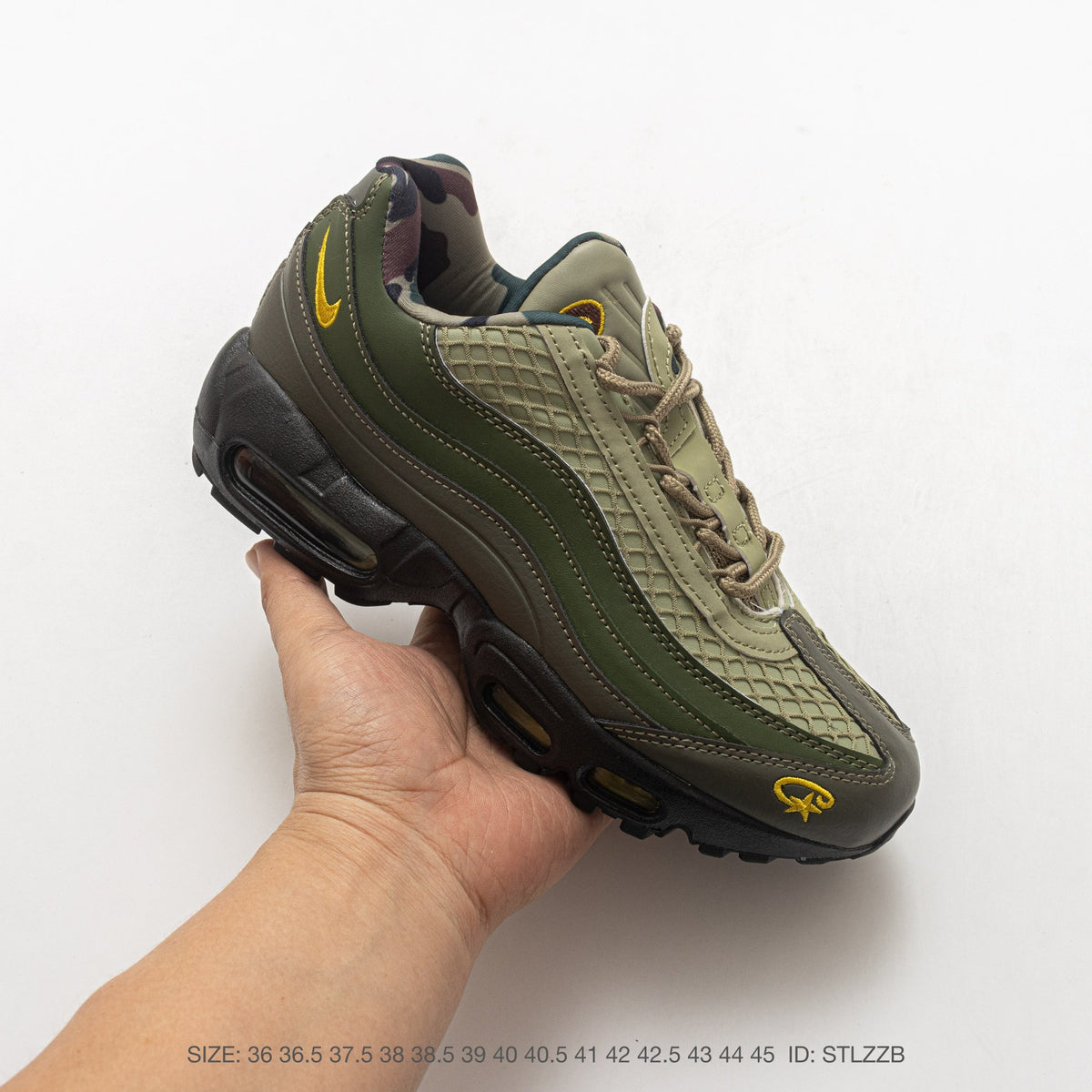 Corteiz x Nike Air Max 95 TT "Rules The World" Olive Green FB2709-300 | Alcatraz Streetwear Sneakers | Limited Edition