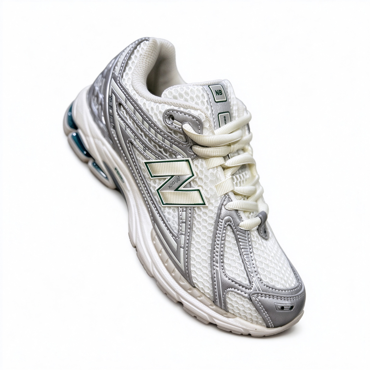 New Balance 1906R White/Silver | Retro Running Shoes | Triple Cushioning + Stability Web | Y2K Dad Sneakers | Unisex