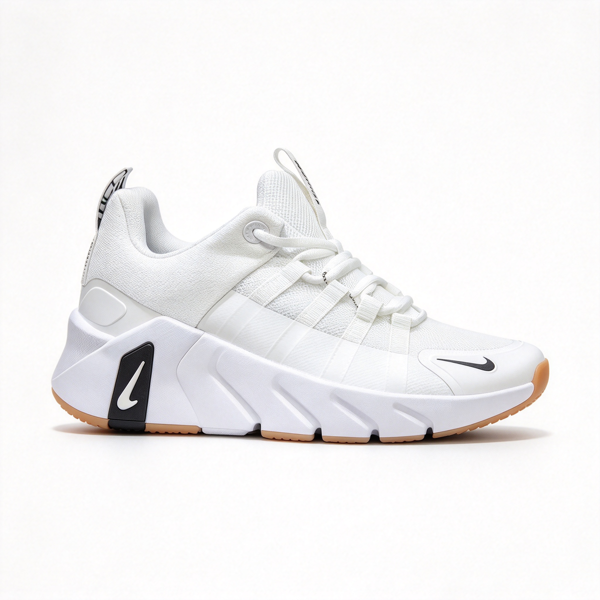 Nike Free Metcon 7 Men's Training Shoes | White/Iron Grey/Gum Yellow | Flexible forefoot + stable heel | Breathable mesh upper | Versatile training shoes | Lightweight and durable | Suitable for strength training, HIIT, and cardio