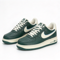 LAAMS x Nike Air Force 1 Low "Please Post Bills" Men's Sneakers | Dark Green Wood-Grain Leather + Cream Swoosh | Limited Edition (2,000 Pairs) | A Streetwear Collector's Gem | Exquisite Craftsmanship Meets Urban Storytelling