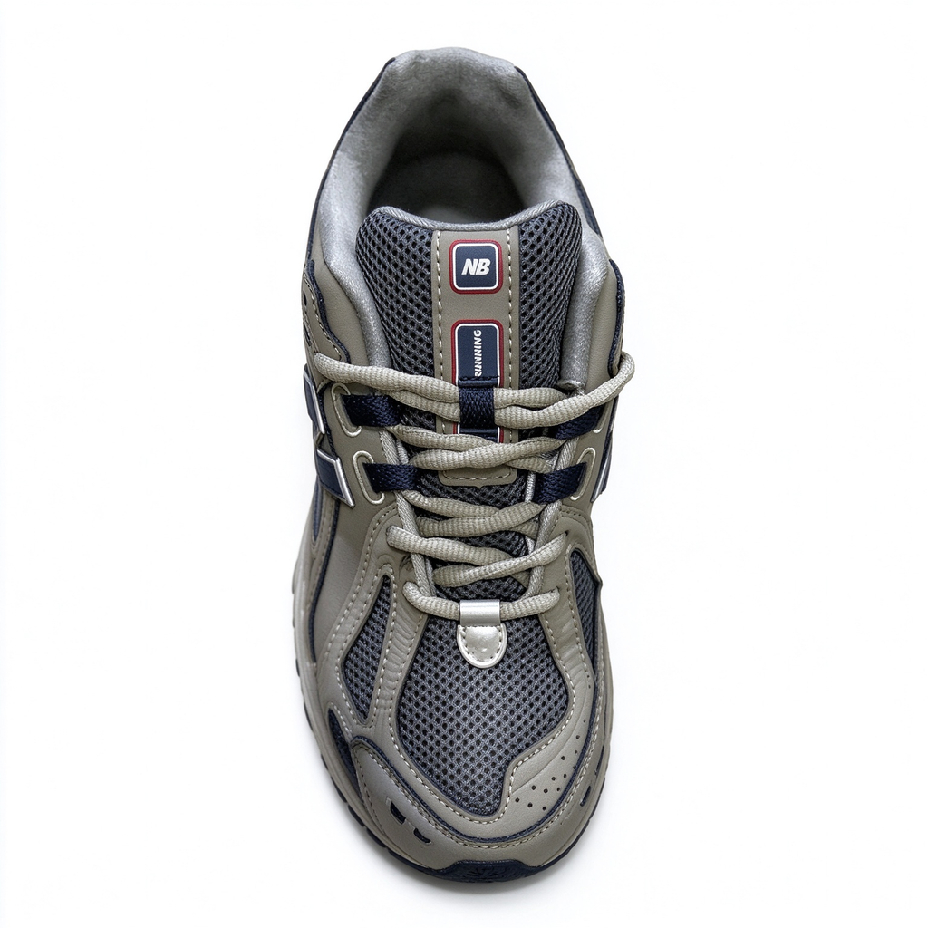 New Balance Classic Y2K retro running sneakers 1906R brown grey navy colorway, unisex dad shoes for men and women.