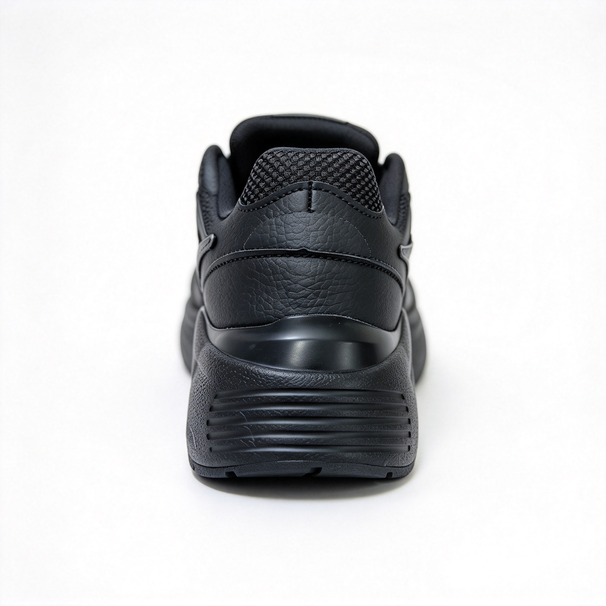 Nike Air Max Fusion Triple Black | Retro 90s Chunky Sneakers | Max Air Cushioning | Breathable Mesh &amp; Leather | Unisex | Lightweight &amp; Comfortable