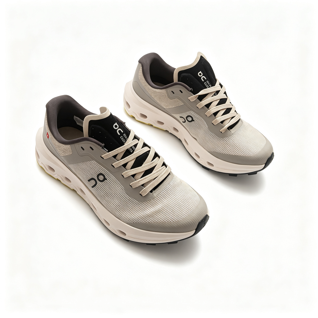 On Cloudmonster "Oatmeal" Sneakers | Maximum Cushion Running Shoes | CloudTec Technology | Unisex