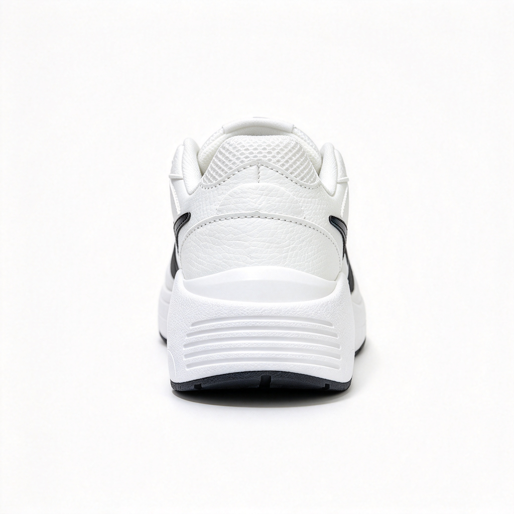 Nike Air Max Fusion White/Black | Retro 90s Chunky Sneakers | Max Air Cushioning | Breathable Mesh & Leather | Unisex | Lightweight & Comfortable