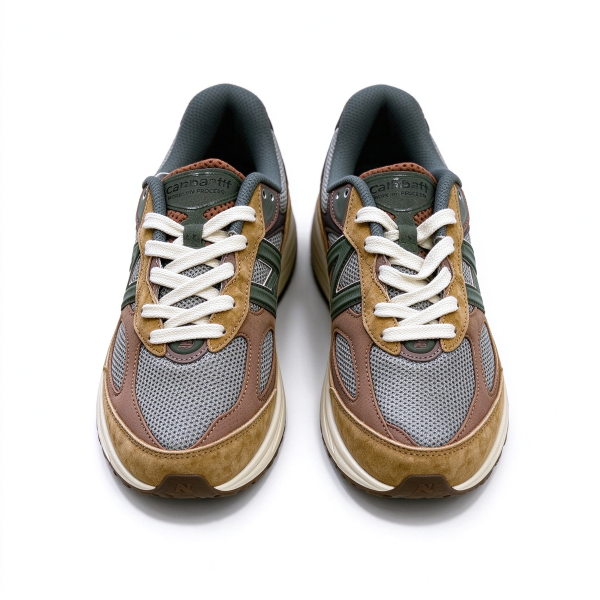 Carhartt WIP x New Balance 990v6 "Sculpture Center" Collaboration | Made in USA | Cognac Suede & Forest Green | M990CH6 | Men's Lifestyle Sneakers