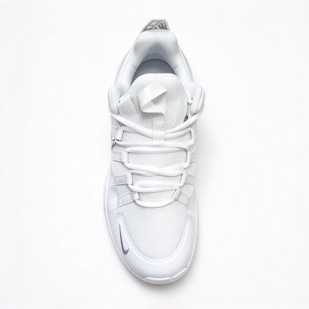 Nike Free Metcon 7 Men's Training Shoes | White/Metallic Silver | Flexible Forefoot + Stable Heel | Breathable Mesh Upper | Versatile Training Shoes | Lightweight and Durable | Suitable for Strength Training, HIIT, and Cardio