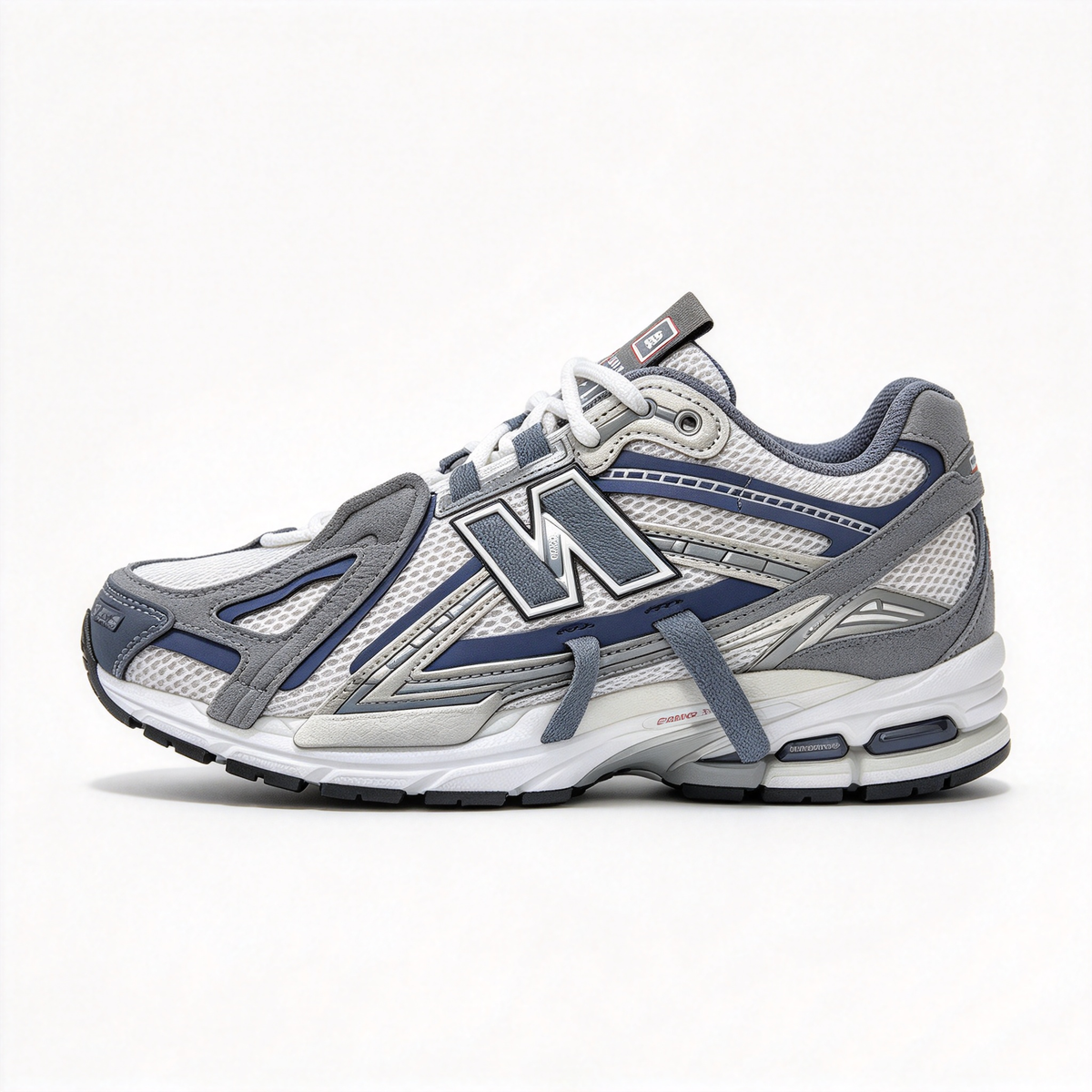 New Balance 1906A Silver Grey & Navy Blue Sneakers | Retro Y2K Dad Shoes | ABZORB + N-ERGY Cushioning | Unisex | Breathable Mesh & Synthetic Leather | Lightweight & Stable