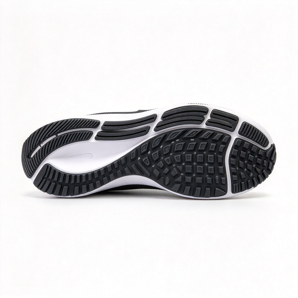 Nike Air Zoom Pegasus | Black/White/Green | React foam + Zoom Air cushioning | Breathable mesh upper | Spacious toe box design | Suitable for road running and everyday wear | Unisex style