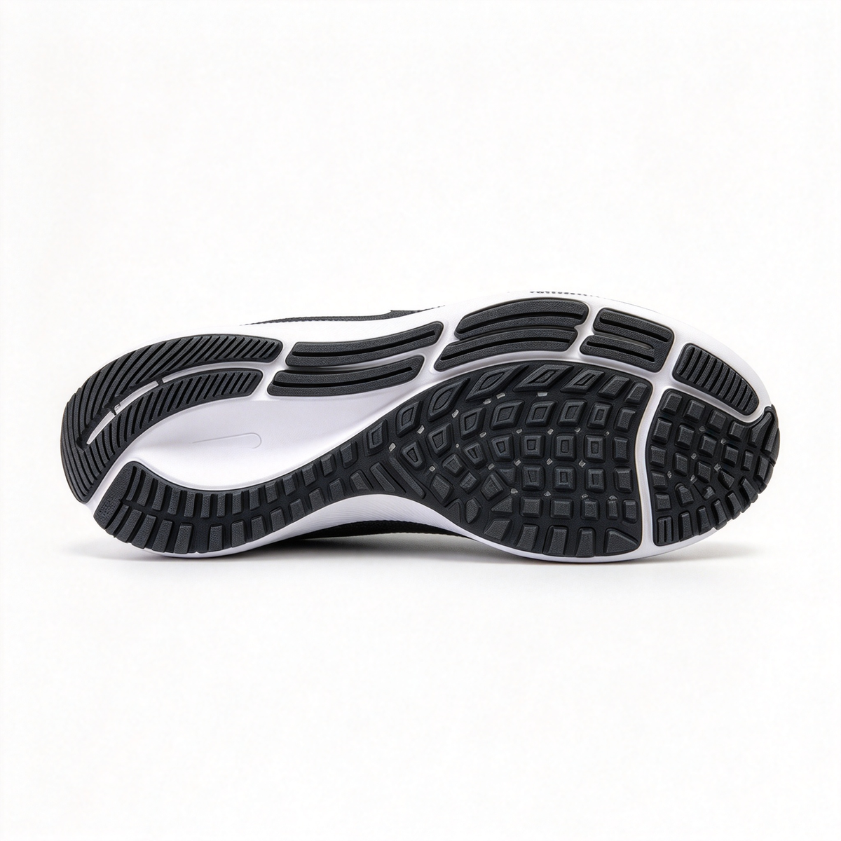 Nike Air Zoom Pegasus | Black/White/Green | React foam + Zoom Air cushioning | Breathable mesh upper | Spacious toe box design | Suitable for road running and everyday wear | Unisex style