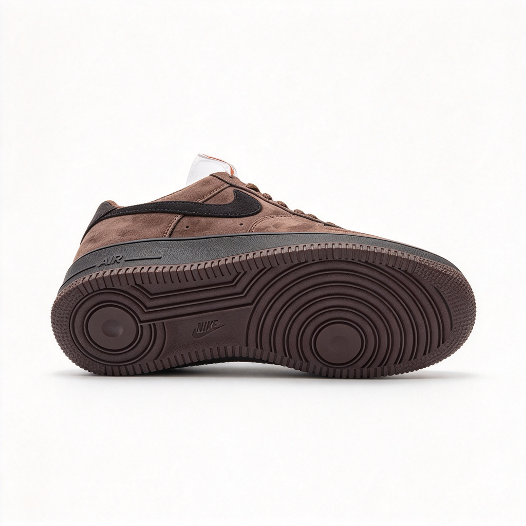 Nike Air Force 1 Low “Cacao Wow” | Premium Suede Sneakers | Retro Basketball Style | Unisex | Breathable & Durable | Collector’s Edition