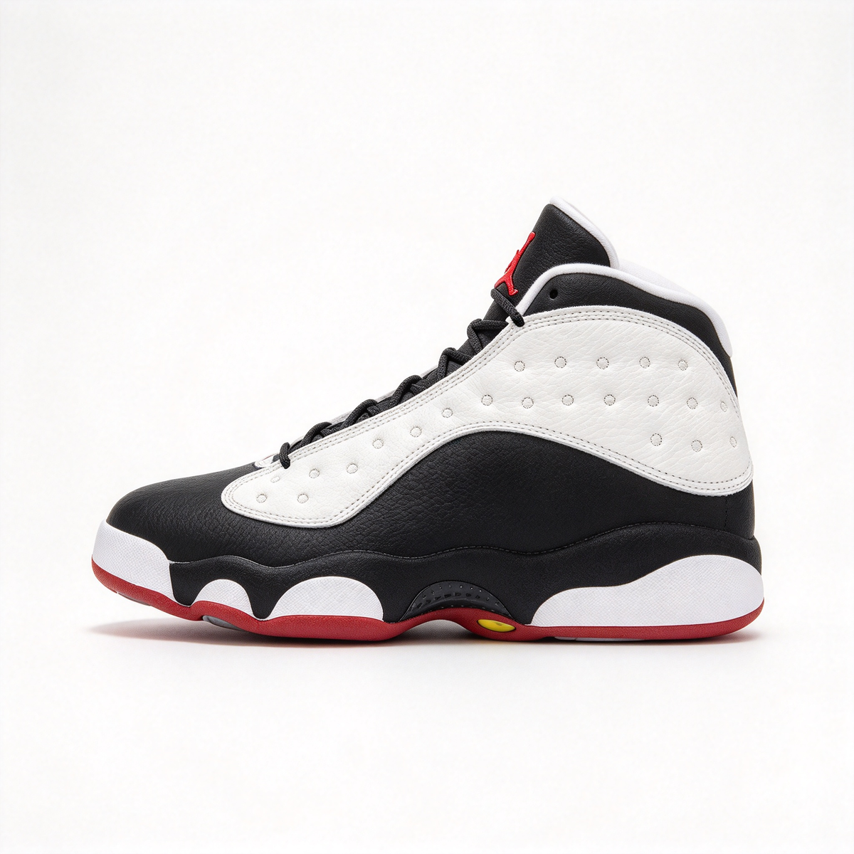 Air Jordan 13 Retro “He Got Game” | Classic Panda Colorway | White/Black/True Red | Holographic Cat Eye | Zoom Air Cushioning | Unisex | Collector’s Edition