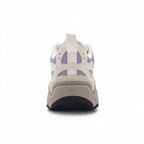 FILA Ray Tracer Chunky Dad Sneakers | Cream & Lilac Purple | Retro 90s Athletic Shoes | Women's Fashion Sneakers