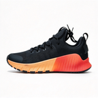 Nike Free Metcon 6 Training Shoes | Black/Coral Pink/Gum | Breathable mesh + Flywire support | Flexible forefoot + stable heel | Suitable for HIIT and weightlifting | Unisex