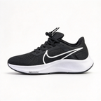 Nike Air Zoom Pegasus | Black/White/Green | React foam + Zoom Air cushioning | Breathable mesh upper | Spacious toe box design | Suitable for road running and everyday wear | Unisex style