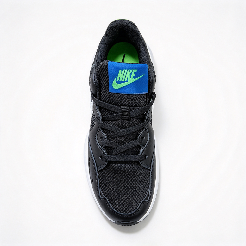 Nike Air Max Fusion Black/Blue/Green | Retro 90s Chunky Sneakers | Max Air Cushioning | Breathable Mesh & Leather | Unisex | Lightweight & Comfortable