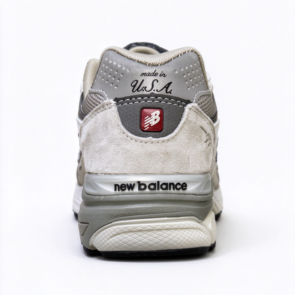 New Balance 990v3 inherits the classic 990 series USA design, iconic castlerock grey colorway. Made of premium pig suede + breathable mesh upper, retro dad shoe silhouette, versatile for daily streetwear.