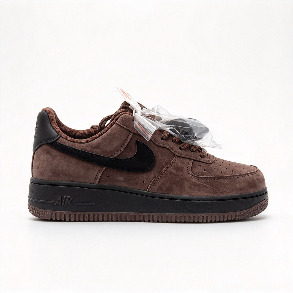 Nike Air Force 1 Low “Cacao Wow” | Premium Suede Sneakers | Retro Basketball Style | Unisex | Breathable & Durable | Collector’s Edition