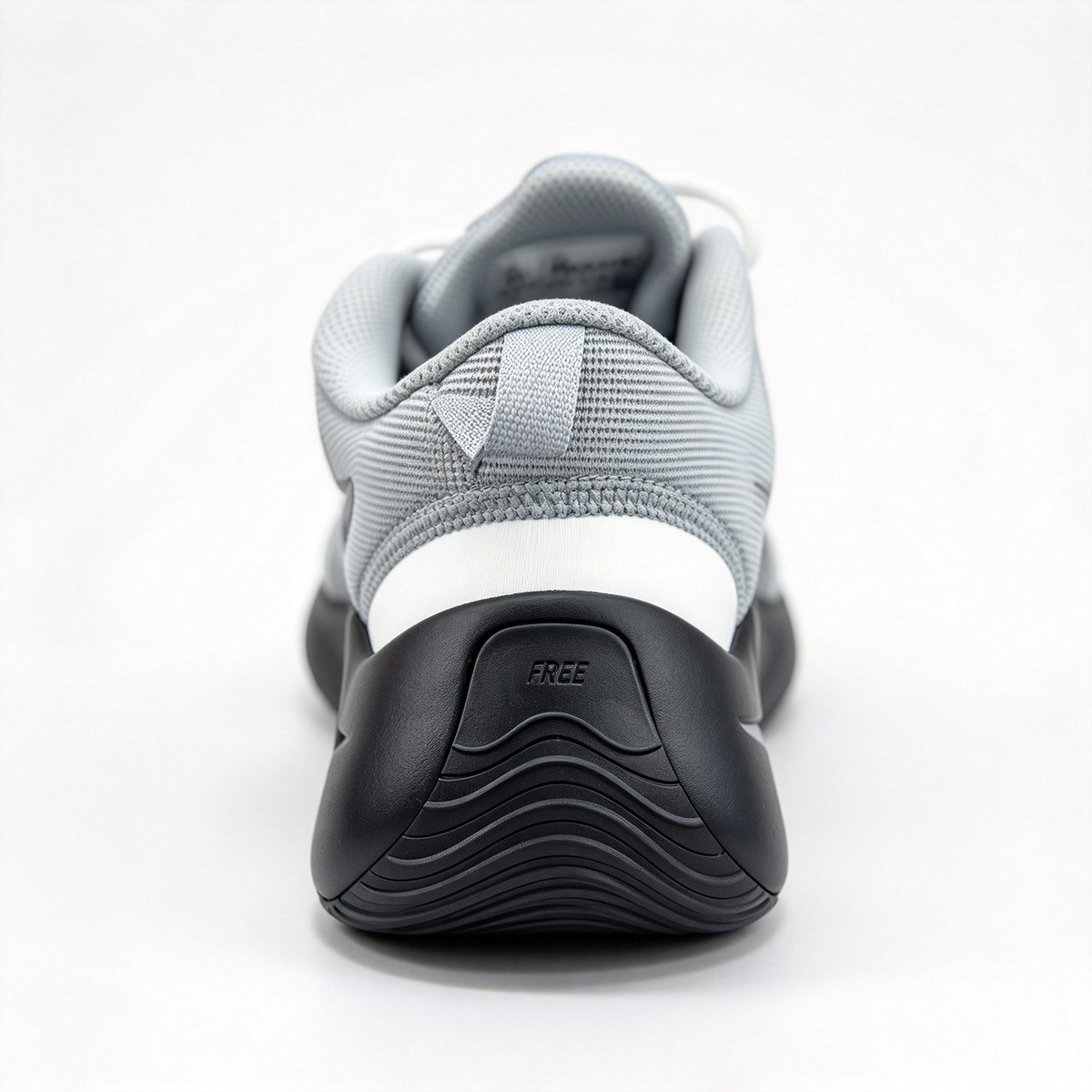 Nike Free RN 5.0 Men's Running Shoes | Light Grey/Black/White | Barefoot-like feel + flexible grooved sole | Breathable knit upper | Lightweight, zero-drop design | Suitable for road running, workouts, and everyday wear