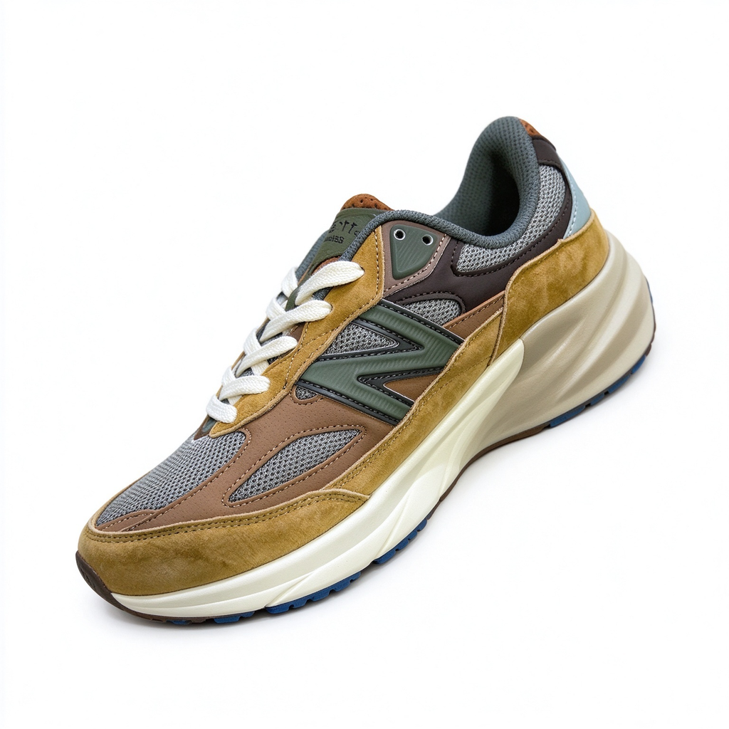 Carhartt WIP x New Balance 990v6 "Sculpture Center" Collaboration | Made in USA | Cognac Suede & Forest Green | M990CH6 | Men's Lifestyle Sneakers