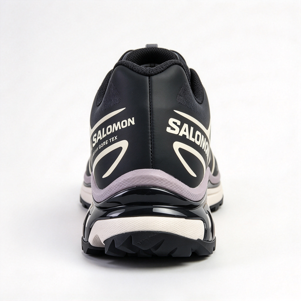 Salomon XT-6 GORE-TEX Men's Trail Running Shoes | Black/Off-White/Yellow-Blue Colorway | Waterproof & Breathable with All-Terrain Grip | Lightweight & Durable | Suitable for Trail Running, Hiking, and Everyday Urban Wear