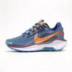 Nike Pegasus Trail 5 Men's Trail Running Shoes | Navy Blue/Orange | ReactX Foam + ATC Rubber Outsole | Breathable Mesh Upper | Spacious Toe Box | All-Terrain Traction