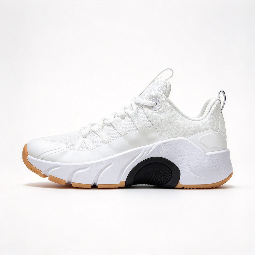 Nike Free Metcon 7 Men's Training Shoes | White/Iron Grey/Gum Yellow | Flexible forefoot + stable heel | Breathable mesh upper | Versatile training shoes | Lightweight and durable | Suitable for strength training, HIIT, and cardio