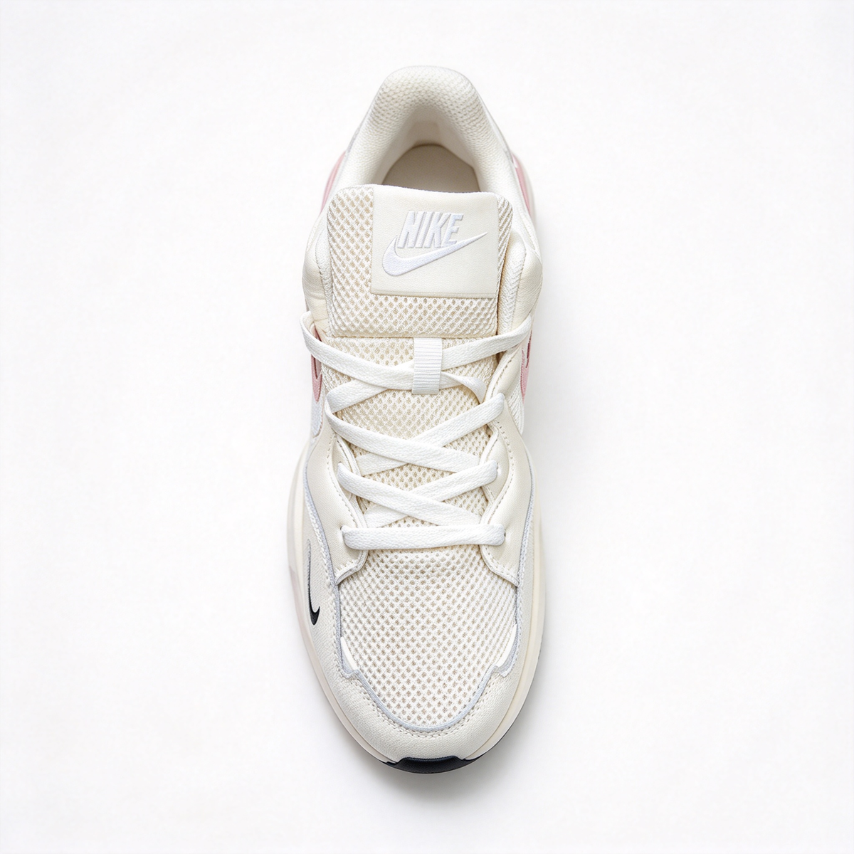 Nike Air Max Fusion Beige/Pink | Retro 90s Chunky Sneakers | Max Air Cushioning | Breathable Mesh & Leather | Unisex | Lightweight & Comfortable