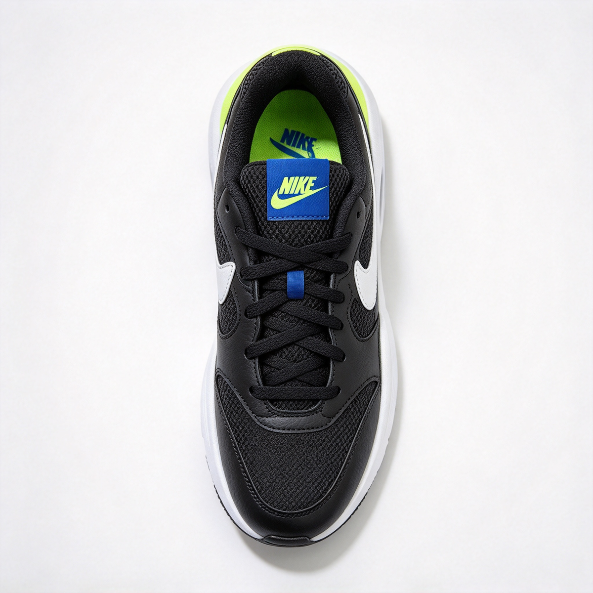 Nike Air Max Fusion Black/Blue/Green | Retro 90s Chunky Sneakers | Max Air Cushioning | Breathable Mesh & Leather | Unisex | Lightweight & Comfortable