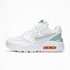 Nike Air Max Fusion White/Green | Retro 90s Chunky Sneakers | Max Air Cushioning | Breathable Mesh & Leather | Unisex | Lightweight & Comfortable