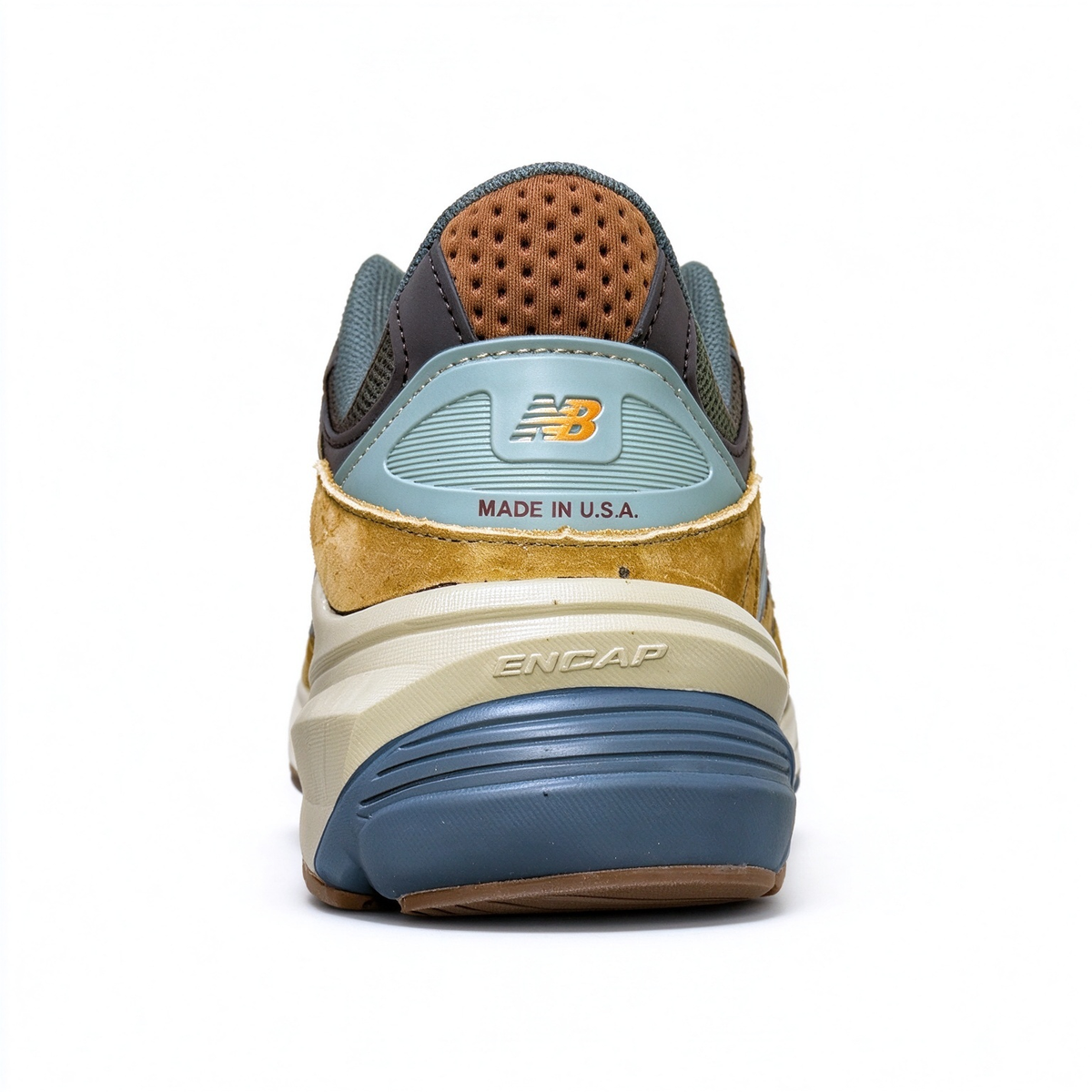 Carhartt WIP x New Balance 990v6 "Sculpture Center" Collaboration | Made in USA | Cognac Suede & Forest Green | M990CH6 | Men's Lifestyle Sneakers