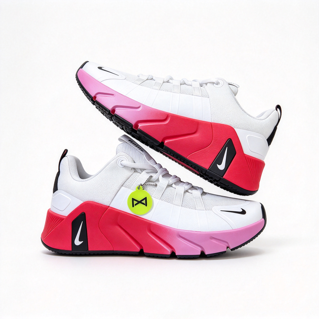 Nike Free Metcon 7 Men's Training Shoes | White-to-Pink Gradient | Flexible Forefoot & Stable Heel | Breathable Mesh Upper | Versatile Training Shoes | Lightweight & Durable | Suitable for Strength Training, HIIT, and Cardio