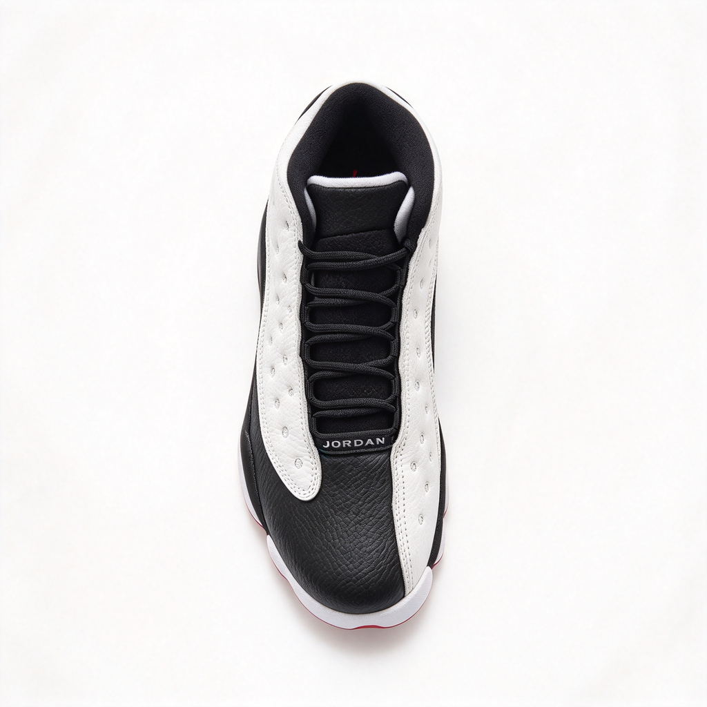Air Jordan 13 Retro “He Got Game” | Classic Panda Colorway | White/Black/True Red | Holographic Cat Eye | Zoom Air Cushioning | Unisex | Collector’s Edition