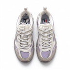 FILA Ray Tracer Chunky Dad Sneakers | Cream & Lilac Purple | Retro 90s Athletic Shoes | Women's Fashion Sneakers