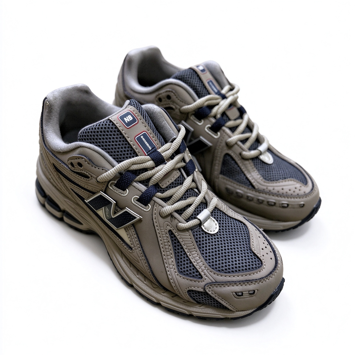 New Balance Classic Y2K retro running sneakers 1906R brown grey navy colorway, unisex dad shoes for men and women.