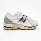 New Balance 1906R Cream & Forest Green Sneakers | Retro Y2K Dad Shoes | ABZORB + N-ERGY Cushioning | Unisex | Breathable Mesh & Synthetic Leather | Lightweight & Stable