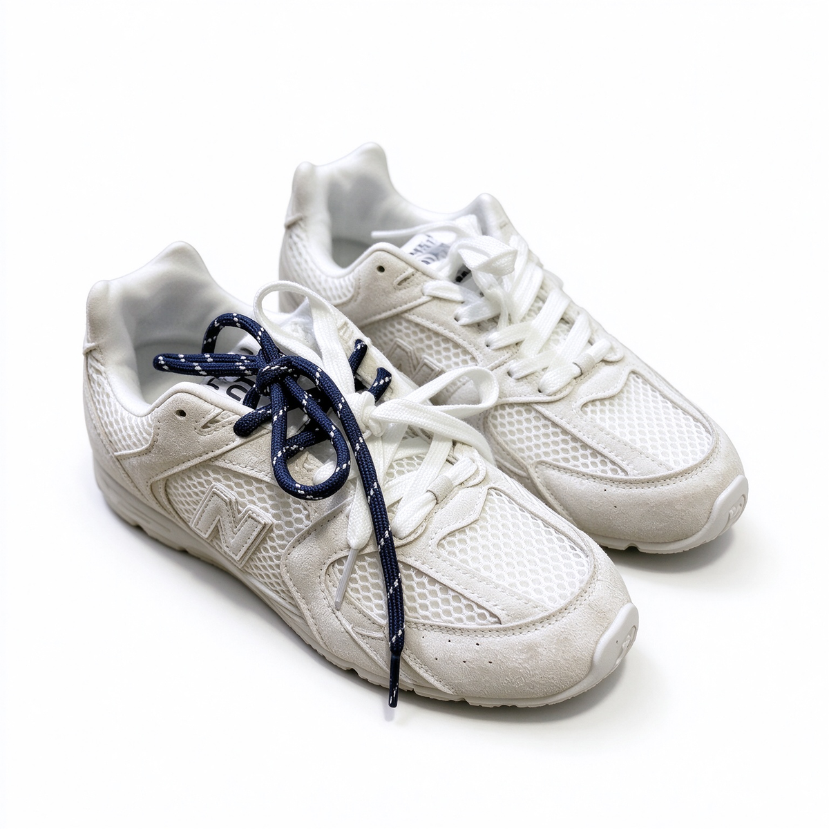 Miu Miu x New Balance 530 SL Collaboration Sneakers | Metallic Silver & White | Dual Lace System | Y2K Slim Sole | Unisex Lifestyle Shoes