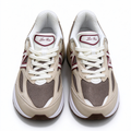 Loro Piana x New Balance 990V6 U990LP6 Beige Red Retro Sneakers Unisex Casual Running Shoes Breathable Mesh Thick Sole Height Increase Couple Shoes