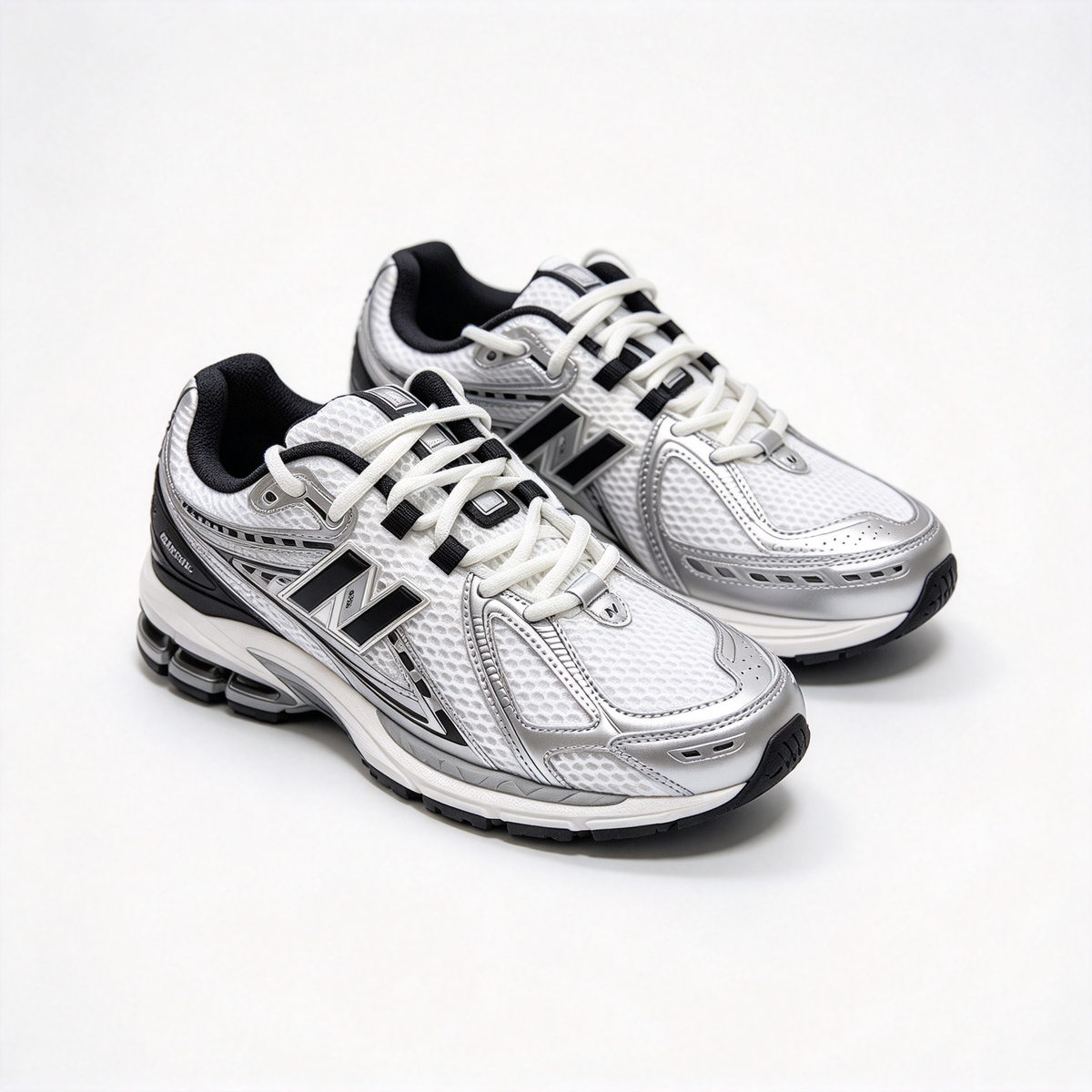New Balance 1906R Silver Grey & Black Sneakers | Retro Y2K Dad Shoes | ABZORB + N-ERGY Cushioning | Unisex | Breathable Mesh & Synthetic Leather | Lightweight & Stable