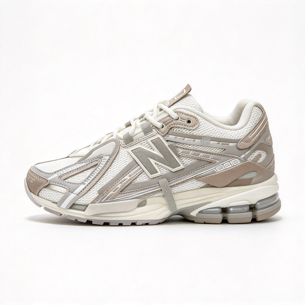 New Balance 1906A Cream & Light Brown Sneakers | Retro Y2K Dad Shoes | ABZORB + N-ERGY Cushioning | Unisex | Breathable Mesh & Synthetic Leather | Lightweight & Stable