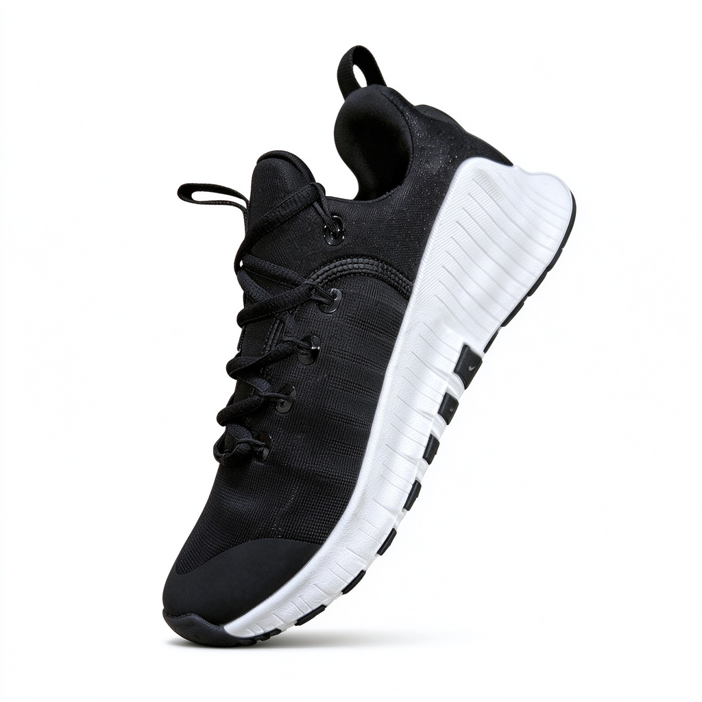 Nike Free Metcon 6 Training Shoes | Black/White Colorway | Lightweight, Breathable Mesh | Flexible Forefoot, Stable Heel | Suitable for HIIT and Weightlifting | Unisex Style