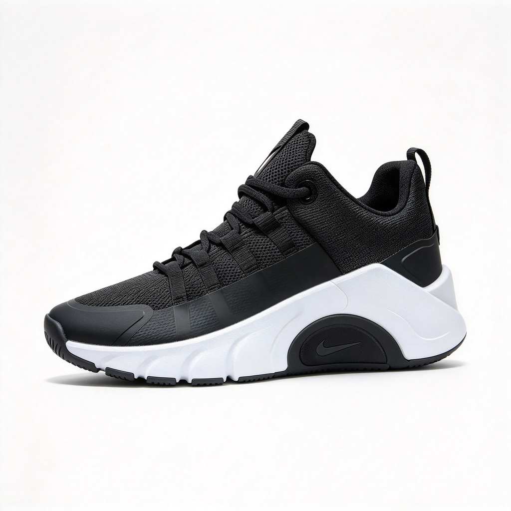Nike Free Metcon 7 Men's Training Shoes | Black/White/Metallic Silver | Flexible forefoot + stable heel | Breathable mesh upper | Versatile training shoes | Lightweight and durable | Suitable for strength training, HIIT, and cardio