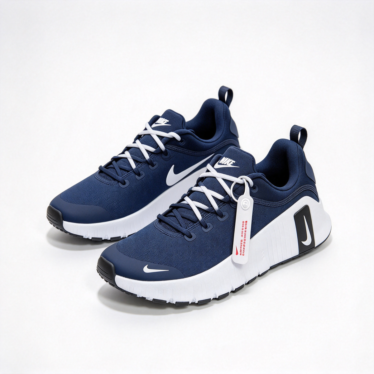 Nike Free Metcon 6 Training Shoes | Navy/White/Black | Breathable mesh + Flywire support | Flexible forefoot + stable heel | Suitable for HIIT and weightlifting | Unisex