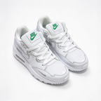 Nike Air Max Fusion White/Green | Retro 90s Chunky Sneakers | Max Air Cushioning | Breathable Mesh & Leather | Unisex | Lightweight & Comfortable