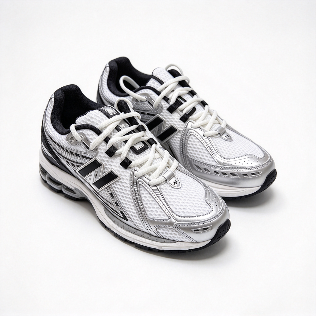 New Balance 1906R Silver Grey & Black Sneakers | Retro Y2K Dad Shoes | ABZORB + N-ERGY Cushioning | Unisex | Breathable Mesh & Synthetic Leather | Lightweight & Stable