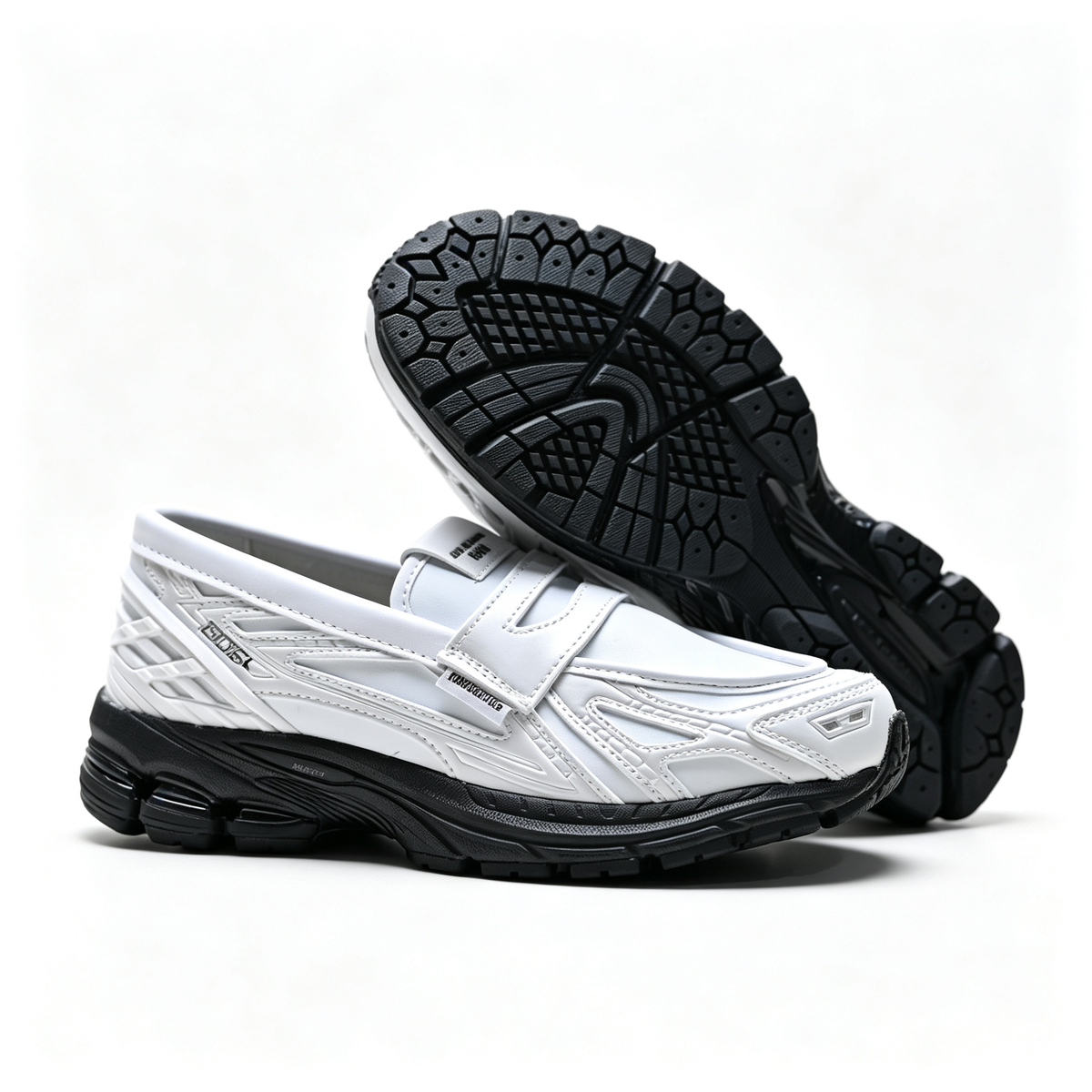 New Balance 1906R Slip-On 'White Black' | Laceless Mule Style + N-ergy Cushioning + Reflective Details, Unisex Lifestyle Sneakers, Easy-On Retro Runner & Y2K Fashion Shoes