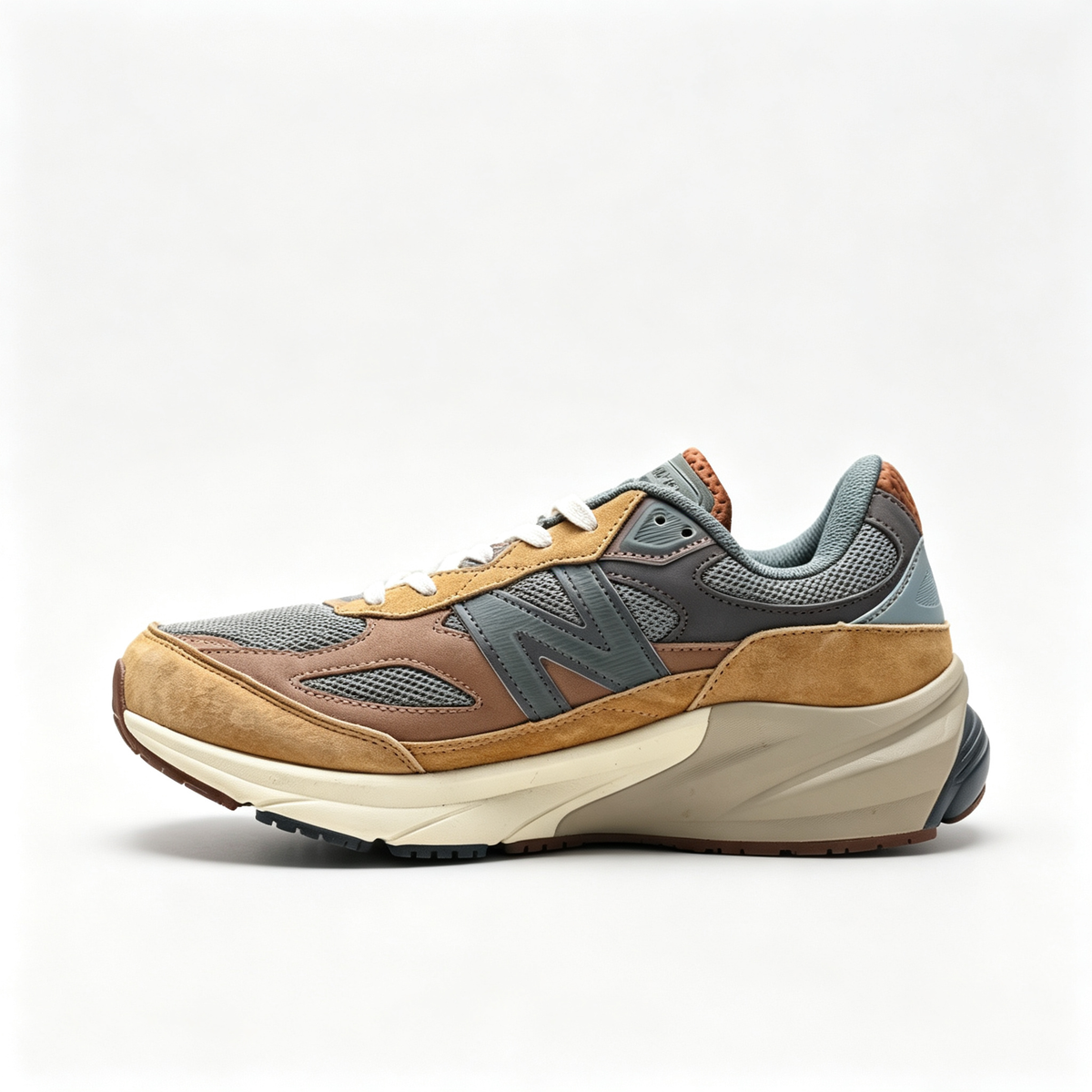 New Balance 990v6 'Brown Earth' | Suede & Mesh Upper + FuelCell Cushioning + Made in USA, Premium Unisex Lifestyle Sneakers, Retro Runner & Outdoor Style Dad Shoes