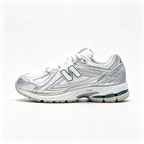 New Balance 1906R White Silver Green Sneakers – Unisex Mesh Retro Running Shoes with N-ERGY Cushioning